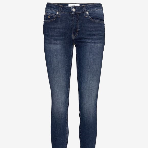 CALVIN KLEIN Women's Mid Rise Skinny Denim Jean Ladies' Size 2/4 - Picture 1 of 5